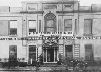 Liberty Hall in 1913<br><i>Courtesy of the Irish Capuchin Provincial Archives</i>