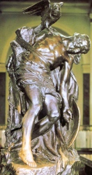 Cú Chulainn statue in the G.P.O.<br><i>Courtesy of C. Breatnach</i>