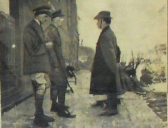 Pearse sunderring with Nurse O'Farrell<br><i>Courtesy of the Irish Capuchin Provincial Archives</i>