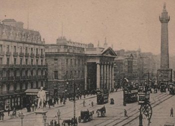 The G.P.O. and the Metropole Hotel <b>before</b> the Easter Rising<br><i>Courtesy of the Irish Capuchin Provincial Archives</i>