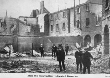 Linnehall Barracks<br><i>Courtesy of the Irish Capuchin Provincial Archives and Keogh Brothers</i>