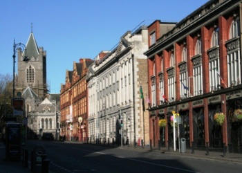 Dame Street towards Christchurch<br><i>Courtesy of O. Daly</i>