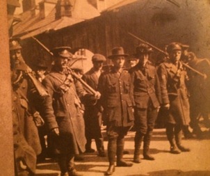 The surrender of Michael Mallin and Countess Markievicz<br><i>Courtesy of Úna Uí Challanáin</i>